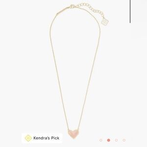 Light pink Kendra Scott necklace-used once. Selling because my ex gave it to me.